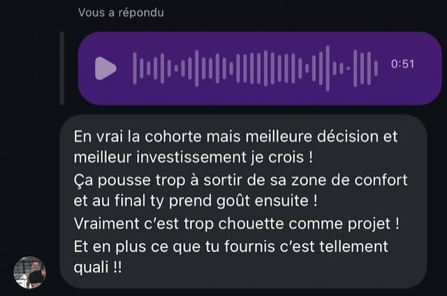 Message de Emma Martineau